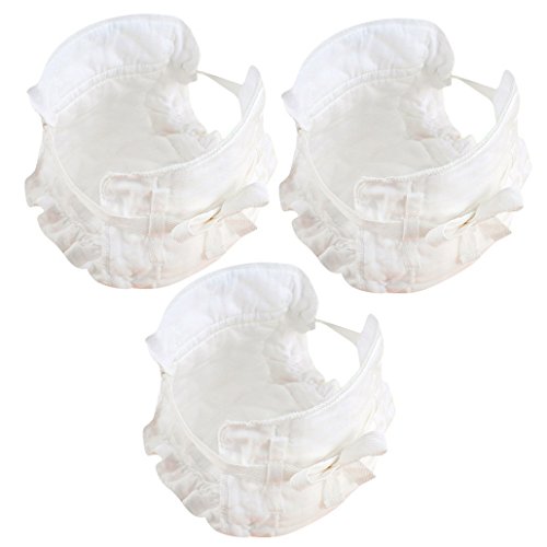 Happy Cherry 3 Pack Baby Kids 3 Layer Waterproof Pant Washable Cloth Diaper Nappy Cotton Underwear