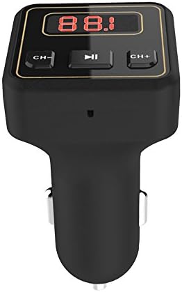 In Car Bluetooth FM Transmitter Radio Audio Receiver Stereo Music Adapter with USB car charger for iPhone Android Smart-phones Hands Free Call