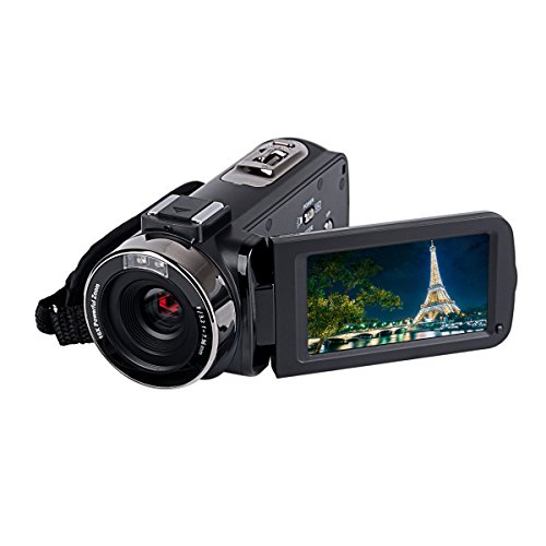 Barato Ckeyin Videocámara Full HD 1080P IR Visión Nocturna 24MP 3.0"
LED Pantalla de Rotación de 270° con Control Remoto Micrófono estéreo
16X Zoom - Negro (Tipo 2) Revisión