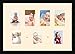 Produktbild Bilderrahmen multivues Peach 4 Foto(s) 10x15 and 3 Foto(s) 9x13 Passepartout, Wand Bilderrahmen 58x40 cm Schwarz, 3 cm breit