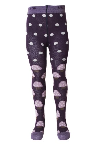 Melton Mushroom Unisex Baby Tights 3 - 4 Years Light Grape