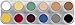 Grimas Creme Make-Up, 12-Color-Palette, Color L