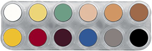 Grimas Creme Make-Up, 12-Color-Palette, Color L