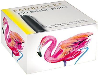 Flamingo Sticky Notes Cube