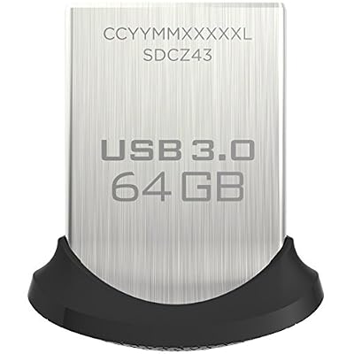 SanDisk Clé USB 3.0 Sandisk Ultra Fit 64 Go Allant jusqu'à 150 Mo/s