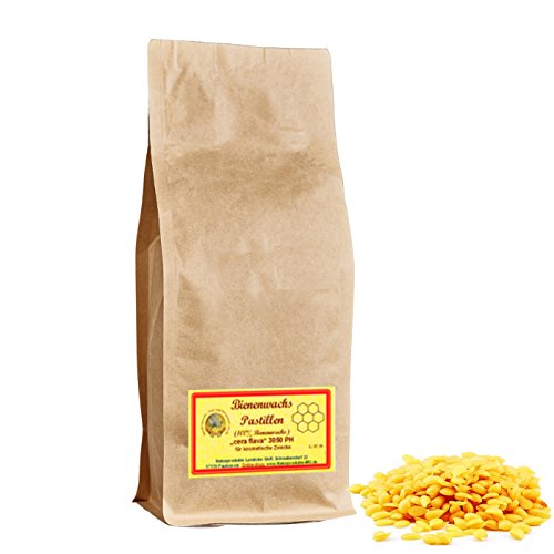 100% Bienenwachspastillen DAB10 f. Kosmetik (200 g) Bienenwachs Pastillen 3050PH