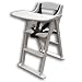 Safetots Folding Wooden Putaway High Chair White