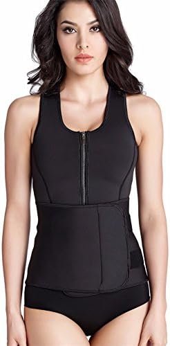 Yall bodices Fat Burning Exercise Corsets,Black,XS