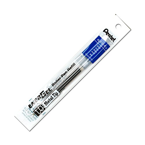 Pentel Energel Liquid Nachfüllmine LR10, 0,5mm, Metallspitze, blau, LR10-C