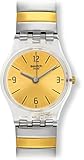 Swatch Damen Digital Quarz Uhr mit Edelstahl Armband LK351A