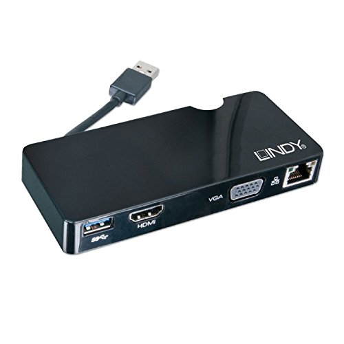 Preisvergleich Produktbild LINDY USB 3.0 Notebook Docking Station HDMI / VGA / Ethernet