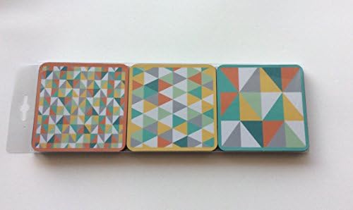 Coasters Set 6 Cardboard 10 x 10 cm Nordic Style