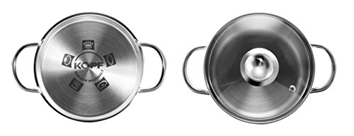 Kopf 122517 Mini-Kochtopf Parvus, 12 cm, Höhe 6,5 cm, 0,65 Liter, Edelstahl - 2