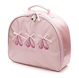 Girls Pink satin ballet dance Hand shoe bag by Katz dancewear KB22