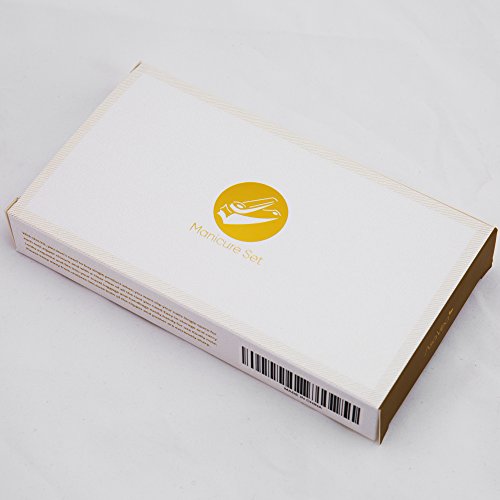 Professionelles Tragbares Maniküre Set. Von AsaVea für Männer/Frauen mit Edelstahlequipment, 12 Stück, inclusive 3 verschiedene Nagelknipser, Nagelschere, Augenbrauen Pinzette, Nagelhaututensilien, sowie Ohrenpflücker. Auch nutzbar für Pediküre. - 7