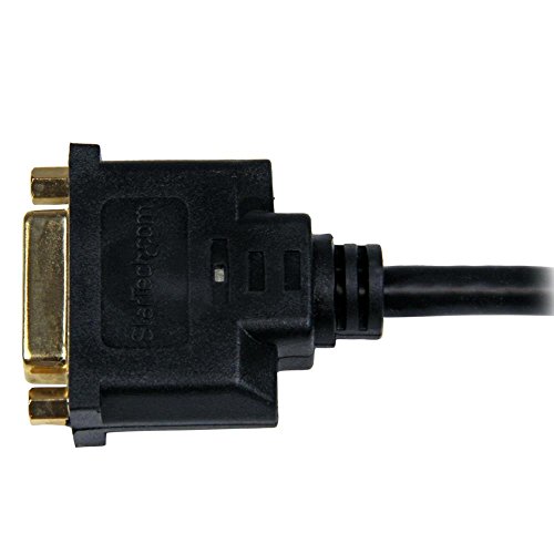 StarTech.com HDMI auf DVI Adapter 20cm – DVI-D (25 pin) (Buchse) zu HDMI (19 pin) (Stecker) – Monitor Dongle Adapterkabel - 4
