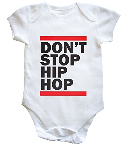 HippoWarehouse DON'T STOP HIP HOP baby vest boys girls