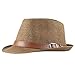 Produktbild Fenverk Panamahut Sonnenhut Strohhut Fedora Hut Handgemacht Herren Erntehelfer Sonnenschutz Damen Und |Sonnenhut | Aus Stroh FüR Den Sommer Am Strand Oder Urlaub(J Kaffee)