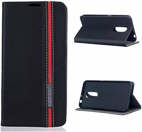 Voguecase® For ZTE Blade A910,(Tricolor-black)Slim Fit Protective PU Leather Case Cover with Flip Card Slots + Free Universal Screen-Stylus