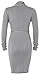 Noppies Women's Dress knit ls Zara Long Sleeve Maternity Dress, Grey (Grey Melange C246), Size 18 (Manufacturer size: XX-Large)