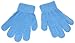 Baby toddler magic knitted gloves. Available in 6 colours; black, hot pink, navy blue, pale blue, red and winter white. (Pale Blue)