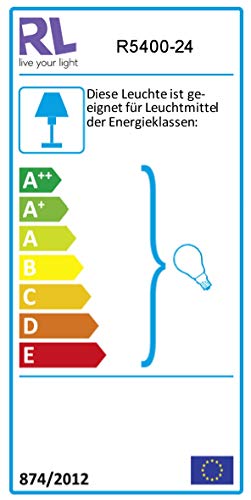Reality Leuchten Tischleuchte Kugellampe / 3-Stufen Touch Me Dimmer / Glas weiß / ø 12 cm H: 15 cm / rost R5400-24 - 2