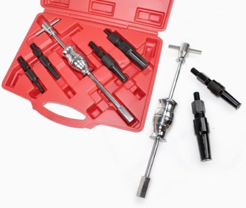 QuestCraft 5PC BLIND HOLE BEARING GEAR PULLER REMOVAL KIT 4 COLLECT &amp; 1 SLIDE HAMMER OEM by QuestCraft