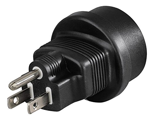 Hama Reisestecker USA Typ B (Adapter für Costa Rica, Kanada, Kuba, Jamaika, geeignet für Geräte mit deutschem Schutzkontaktstecker, Euro- oder Konturenstecker) - 4