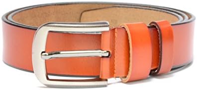 Men's Leather Belt 1.4" Width All Sizes CHOIHOOB(Light Tan,42"/120cm)
