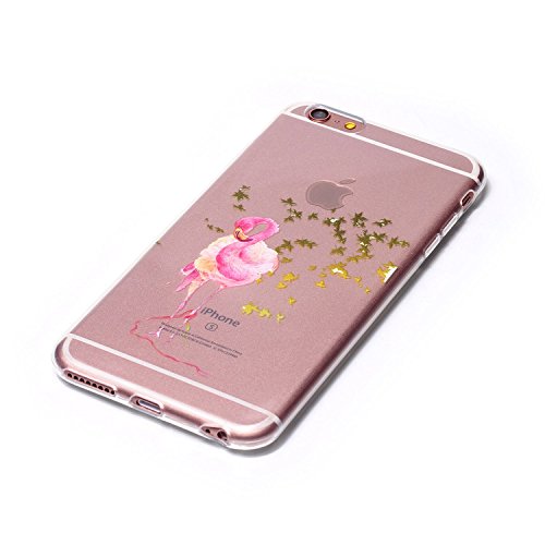 iPhone 6S Plus Hülle,iPhone 6 Plus Hülle TPU Case Schutzhülle Silikon Case,3D Kreative Ultra Slim Soft Licht Klar Transparent Silikon Gel Gomma TPU Hülle Case für iPhone 6S Plus/ 6 Plus with 5,5 Zoll,Cool 3D Romantik Flower Animal Cartoon TPU Silikon Schutz Handy Hülle Case Tasche Etui Bumper für Apple iPhone 6S/6 Plus 5.5 - 2