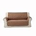 Produktbild qianqian Wasserdichte Sofa Überwürfe für Hunde Pet Cover für Stuhl/Stuhl Schonbezug/Stuhlschutz, Waschmaschinenfest, Volltonfarbe gesteppt,Khaki,75''Hx90''W