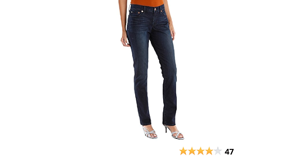 Straight-Leg Jean in Cats Eye at Amazon 