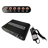 Einfach zu verbinden viele Geräte der Unterhaltung, die mit einem Signal digital optisch und coaxial und Signale von den analogen Ausgang (wie: Set-Top-Boxen, HD-Player, Blu-ray DVD, PS2, PS3, Xbox360)