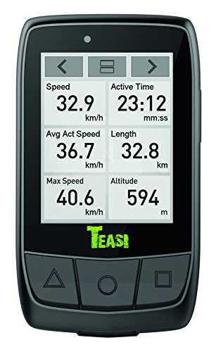 TEASI Core Fahrradcomputer Inklusiv Tahuna App, Schwarz, One Size - 2