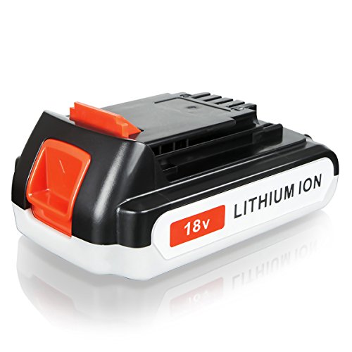 FLAGPOWER 18V 2000mAh Werkzeug Akku für BLACK & DECKER LBXR20 BL2018-XJ GKC1825L GTC1850L20 STC1820 Li-ion Batterie 2.0Ah Accu (2 Stück) - 9