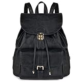 Rucksack Damen, Coofit Damen Rucksack Elegant Kleiner Rucksack Schwarz...