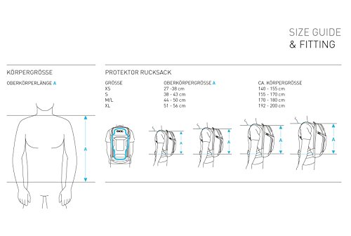 EVOC FR GUIDE BLACKLINE 30l Protector Rucksack Skirucksack (Freeride-Rucksack, integrierter Rückenprotektor mit 95% Schockabsorption, Rückenbelüftung durch LITESHIELD SYSTEM AIR, Lawinenfach) – Bild 4