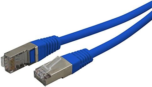 Waytex 33535 15 m ADSL RJ45 Shielded Network Cable – Blue