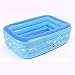 Produktbild Mitrc Aufblasbarer Swimmingpool der Kinder, tragbare aufblasbare Kinderpool-PVC-materielle Badewanne für im Freienstrand-Sommerfeste blau,120cm