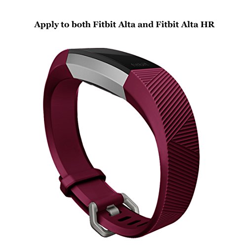 Kutop für Fitbit Alta HR Armband, TPU Soft Silikon Sport Fitness Ersatzband Silikagel Verstellbares Uhrenarmband für Fitbit Alta HR - 5