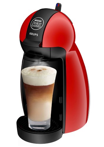 Krups Dolce Gusto Máquina de café en cápsulas 0.6L Negro, Rojo - Cafetera (Máquina de café en cápsulas, 0,6 L, Cápsula de café, 1500 W, Negro, Rojo)