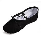 Tante Tina - Zapatillas de ballet 'Lara' de lino con - Bailarinas - Negro - Talla 26