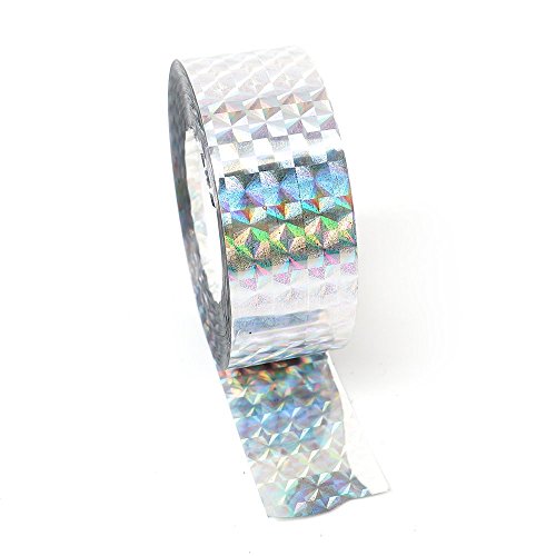 DIYI Vogelschreck Vogel Band Abwehrband Visual Flash Band- 90 Meter - 2