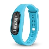 SLGJYY Männer Frauen Pedometer Elektronische Uhr, Fitness Uhr Silikonband Smart Armband Pedometer Armband Fitness Tracker
