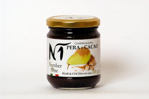 Confettura extra pera e cacao - Vasetto 200 gr.