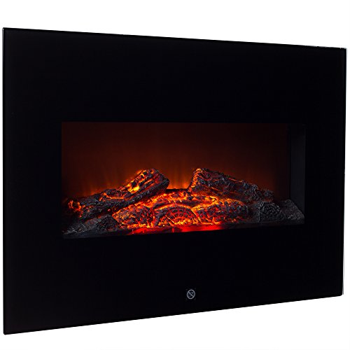 Elektrischer Wandkamin Elektro Kamin 1800W Wandmontage 2 Heizstufen