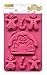 Produktbild Unbekannt Scrapcooking 3144 Lebkuchen-Familie, Backform aus Silikon, Rosa, 31,5 x 17,5 x 1,5 cm