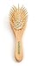GranNaturals Detangling Wooden Bristle Hair Brush - Small, Travel Size