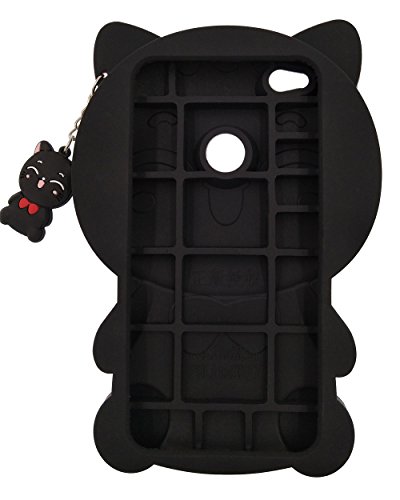 Huawei P8 Lite 2017 Funda  BENKER Anti-Ara  azos y Anti-Choque Im  genes de Dibujos Animados en 3D de Alta Calidad de Silicona Carcasa de Telefono - Gato Negro