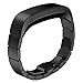 Produktbild Fitbit Alta Armbänder, IVSO Edelstahl Metall Armband Ersatz Uhrenarmband für Fitbit Classic Band Alta Smartwatch (Für Fitbit Alta, Schwarz-2)
